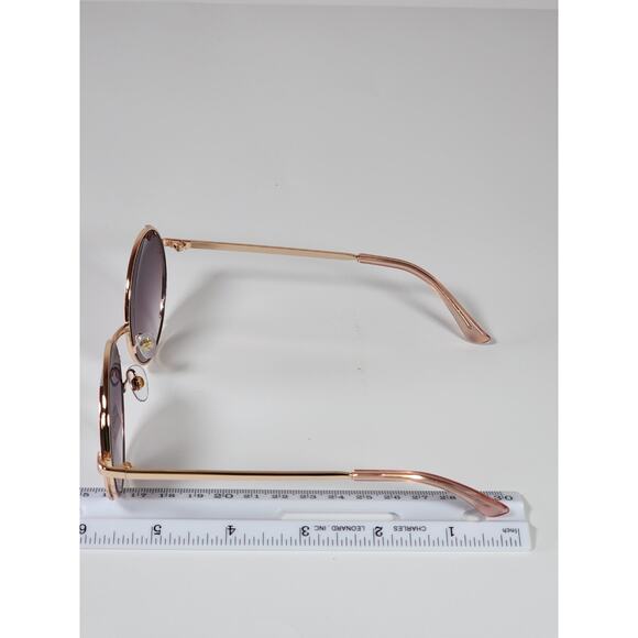 FGX by Foster Grant Gold & Pink Full Round Metal Frame Sunglasses 52077FGX653 - Picture 11 of 11